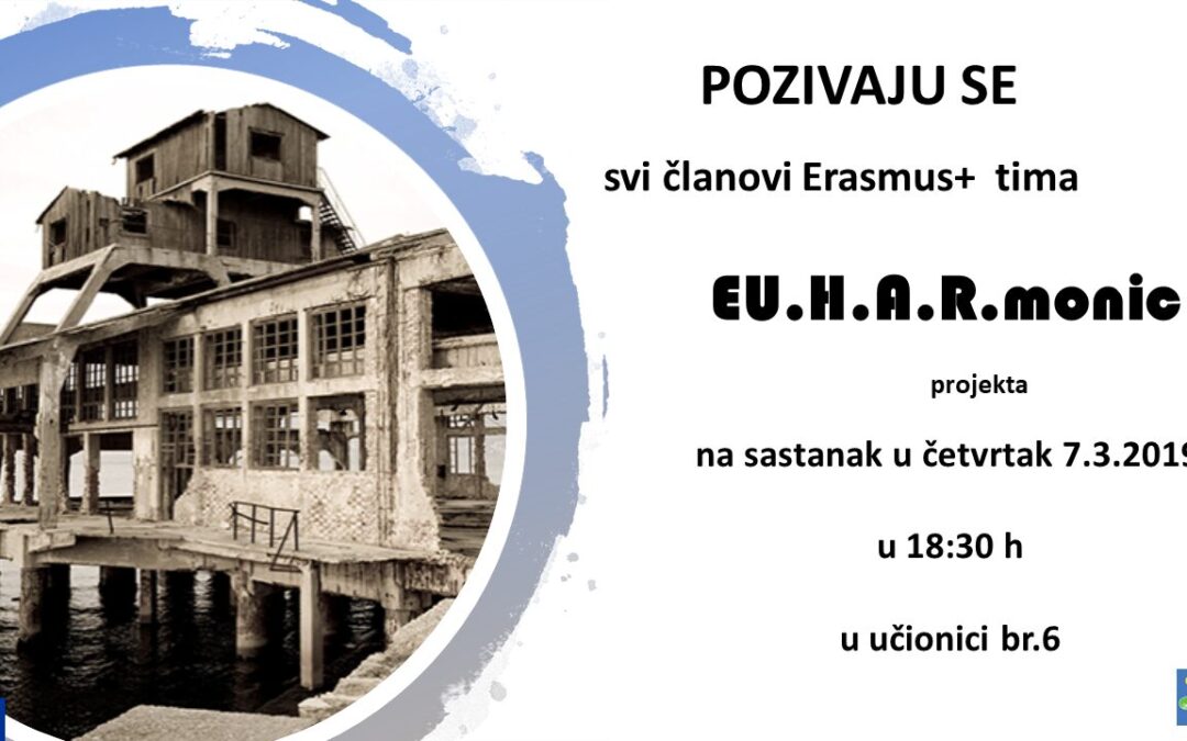 Poziv na Erasmus+ sastanak