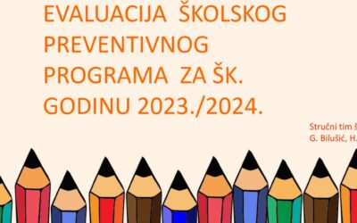 Evaluacija preventivnog programa 2023./2024. školske godine