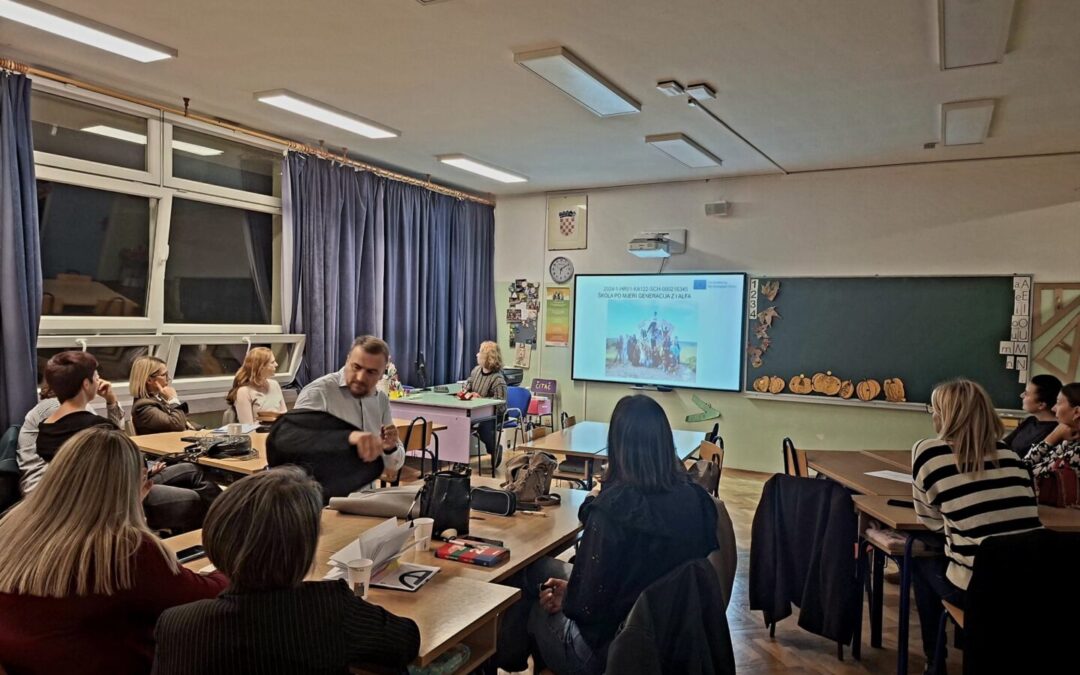 Diseminacijski događaj Erasmus+ i eTwinning projekata šibenskih osnovnih škola održan u OŠ Jurja Šižgorića