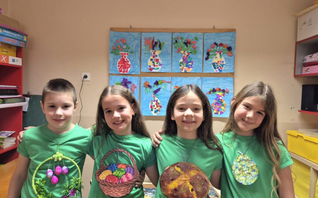 Uskrsne dekoracije i jela” u DV Radost